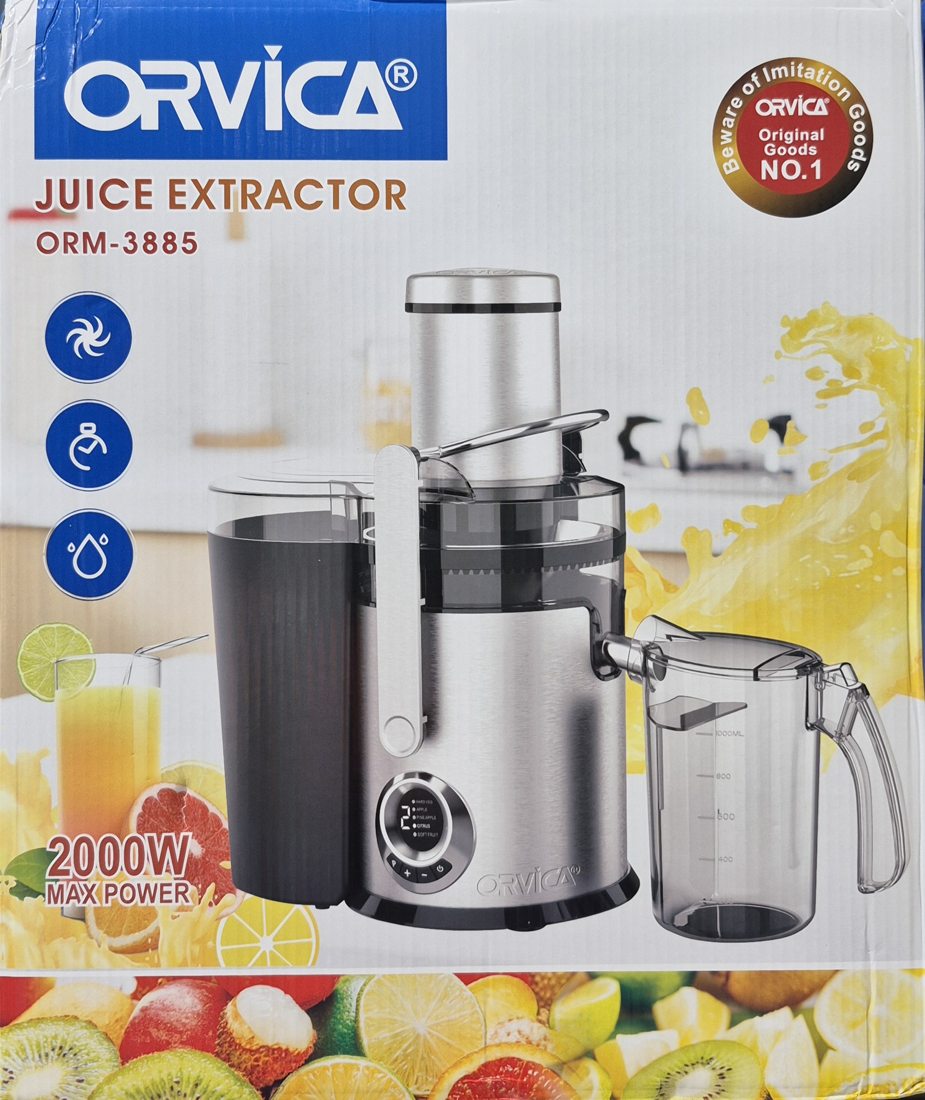آبمیوه گیر تک کاره ORVICA-3885